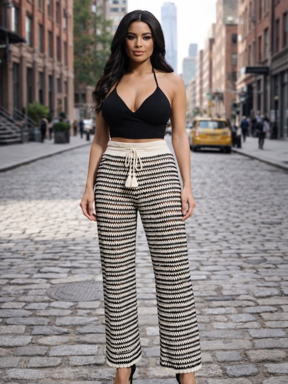 Veronica Beard Arzoo Crochet Beach Pants Size Small Top Designer Couture NWT